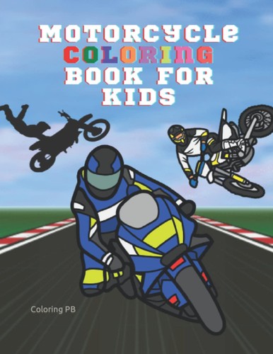 Motorcycle coloring book for - motorcycle,