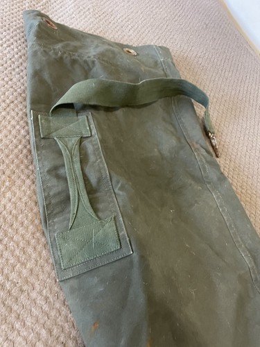 Vintage british army kit bag - army,