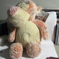 Official Disney Winnie The Pooh Tigger With Red Apple Velboa Plush Toy 14” BNWT