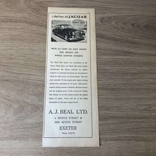 GUNS159 MAGAZINE ADVERT 12X5 A.J. BEAL LTD: MARK NINE JAGUAR