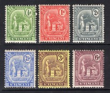 M21434 St Vincent 1909 SG102/7