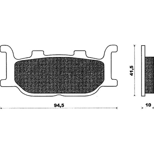 Pair pads yamaha - pair, xvs