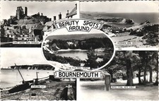 Bournemouth rppc postcard - bournemouth,