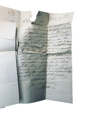 Letter Victorian 1841 Paper