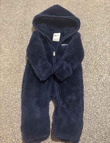 Navy baby boy fluffy - navy, nike
