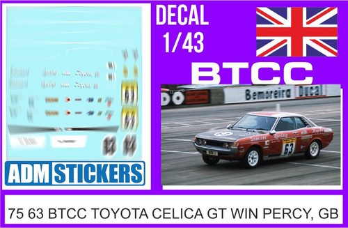 Decal btcc 1975 63 - decal,