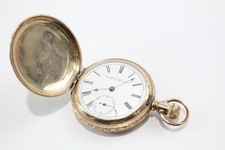 Vintage AWW Co Waltham Rolled Gold Pocket Watch Hand Wind Working