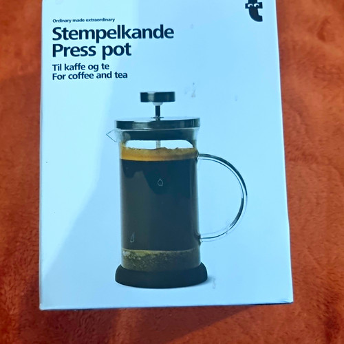 900ml glass cafetiere press - glass,