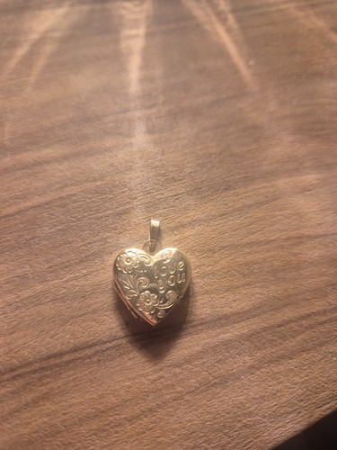 Gold locket love you - gold, '
