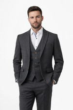 Grey Flannel 3 Piece Suit 100%