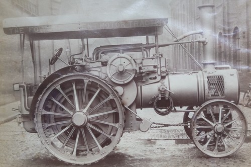 Steam traction engine - steam,