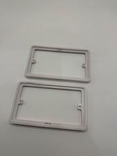 2 X Schneider Electric - Lisse White Moulded, Double Socket Surround, Spacer,