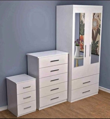 Wardrobe set bedside bedroom - wardrobe,