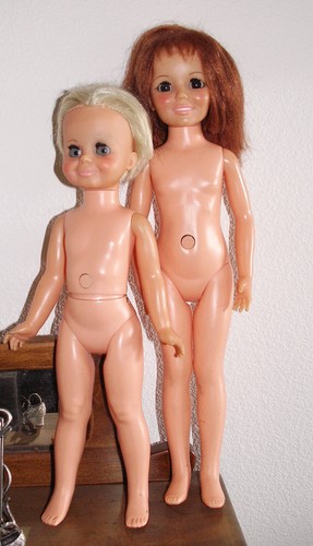 Vintage dolls growing hair - vintage,