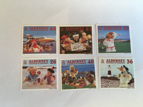 Alderney 2000 mnh wombles - alderney,