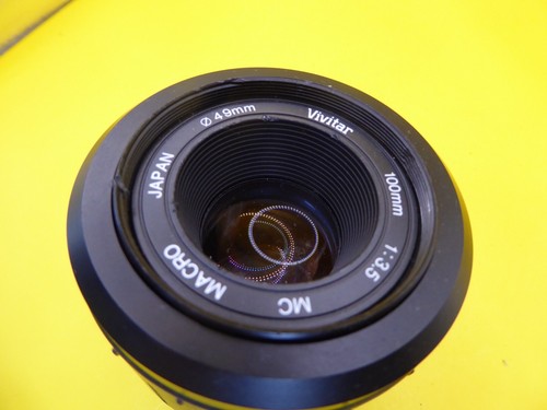 Vivitar 100mm macro lens - 100mm,
