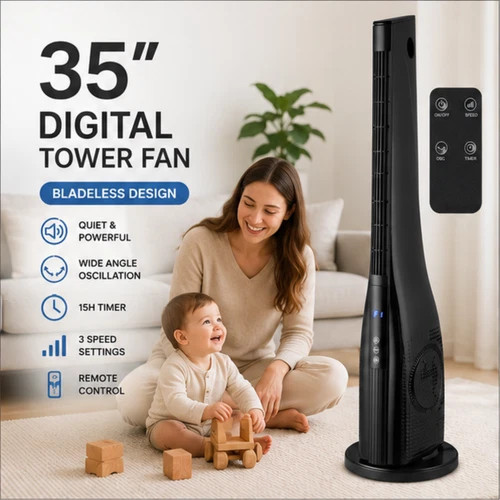 Swan digital tower fan - 35",