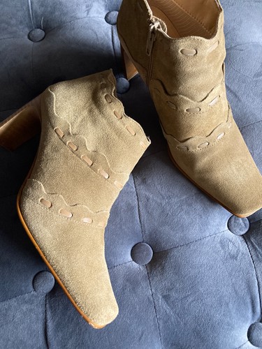 Vintage leather boots - boots,