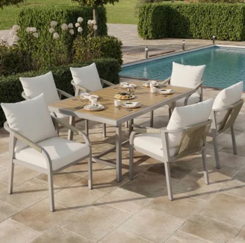 Seater outdoor dining set - 4/6,