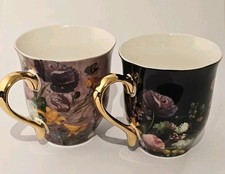M&S Marks And Spencer National Gallery Floral Mug Mugs X2