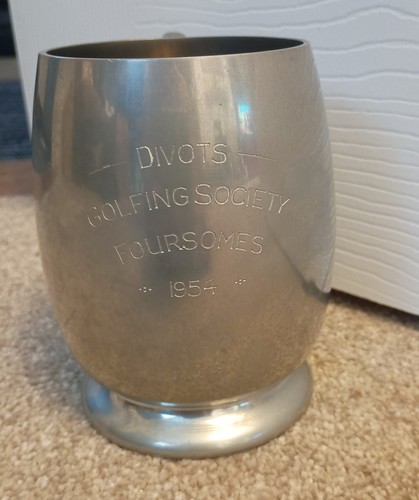 Vintage golf pewter - vintage,