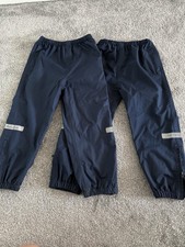 Jojo Maman Bebe Waterproof Trousers Age 5-6, 2 Pairs, Pack Away