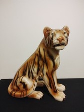 Large Vintage  Art Deco Style Tiger Sculpture 1960s