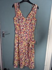 Tu Size 14 Yellow Pink Floral