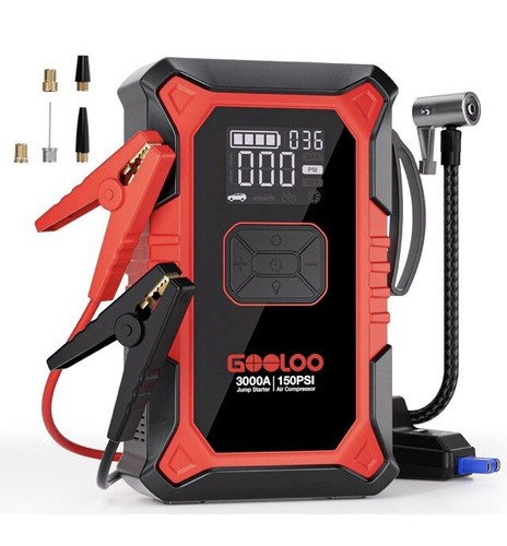 Jump starter with - starter,