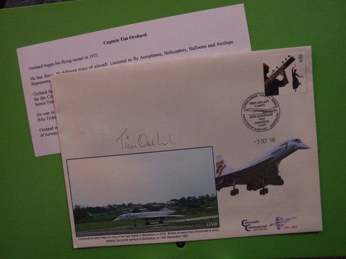 Fdc cover concorde - concorde, tim