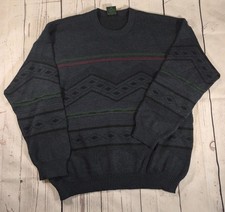 C&A Westbury Vintage 90's Grunge Knitted Jumper L Wool Blend Oversized Fit
