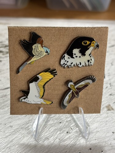 Rspb bird prey enamel - ,