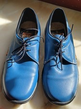 STYLO MATCHMAKERS LADIES BLUE LEATHER GOLF SHOES VTG SIZE 6 UK (NO SPIKES) NWOT