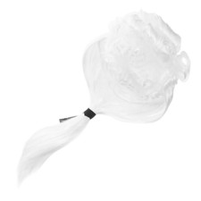  White Lawyer Wig Elderly Judge Laywer Costume Barrister Wigs for Lawyers