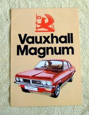 Vauxhall Magnum Range 1974, Coupe, Saloon, Estate 1800, 2300.