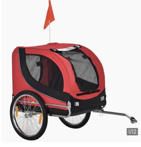 Pawhut steel dog bike - pawhut,