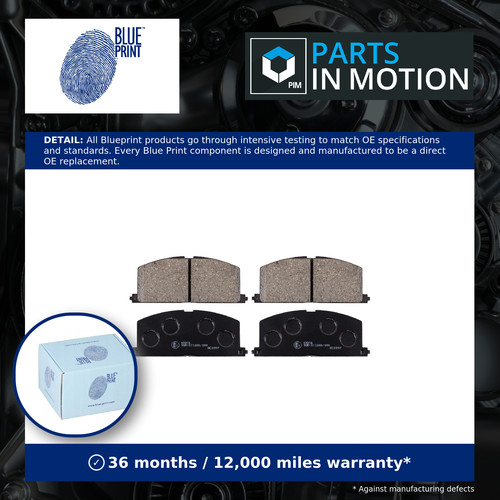 Brake pads set fits - brake,