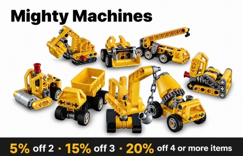 Lego miggty machines technic - lego,