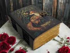 Fox leather journal vintage - fox,