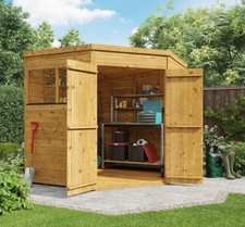 Corner Garden Shed Wooden