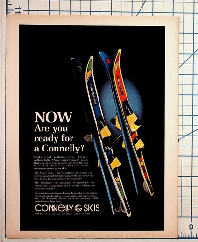 Vintage connelly skis - skis, ad