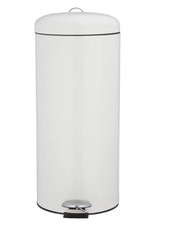 30L Pedal Bin Round Matt Cream