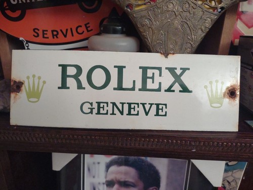 Vintage rolex porcelain metal - rolex,