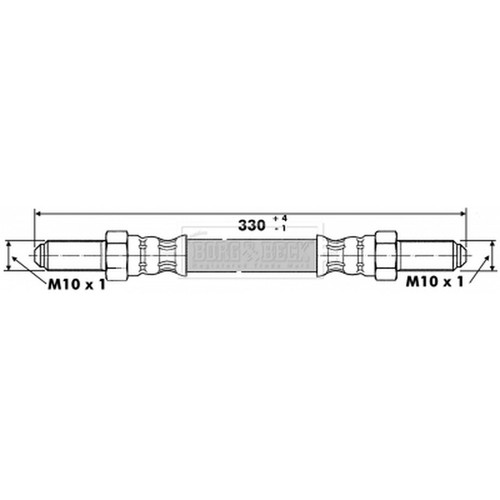 Brake hose for ford capri - ford, mk3