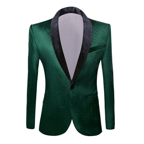 Men green velvet tuxedo - men,
