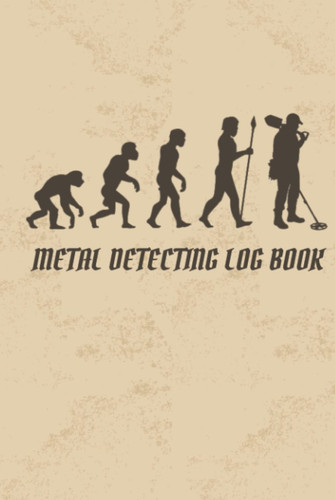 Metal detecting log book - detecting, book:
