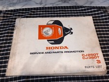 Honda CJ250T/350T parts list 3 1976