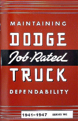 Dodge truck owners manual 1941 - owners,