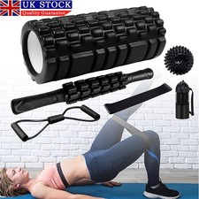 6 IN 1 Muscle Foam Roller Set Massage Roller Stick for Muscle Relax Back Pain