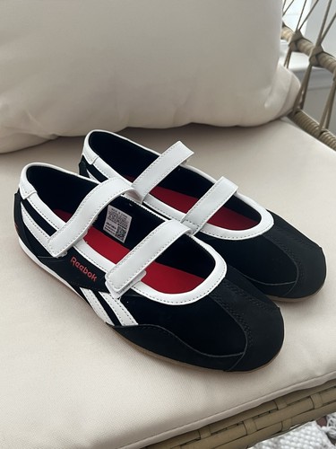 Reebok womens black white - black, &